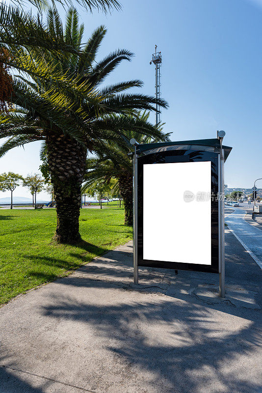 Blank billboard mock up